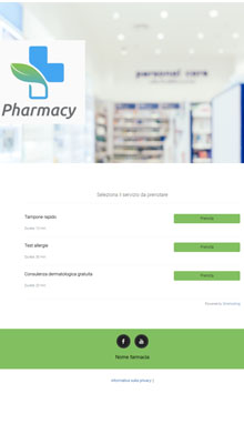 Prenotazioni - farmacia
